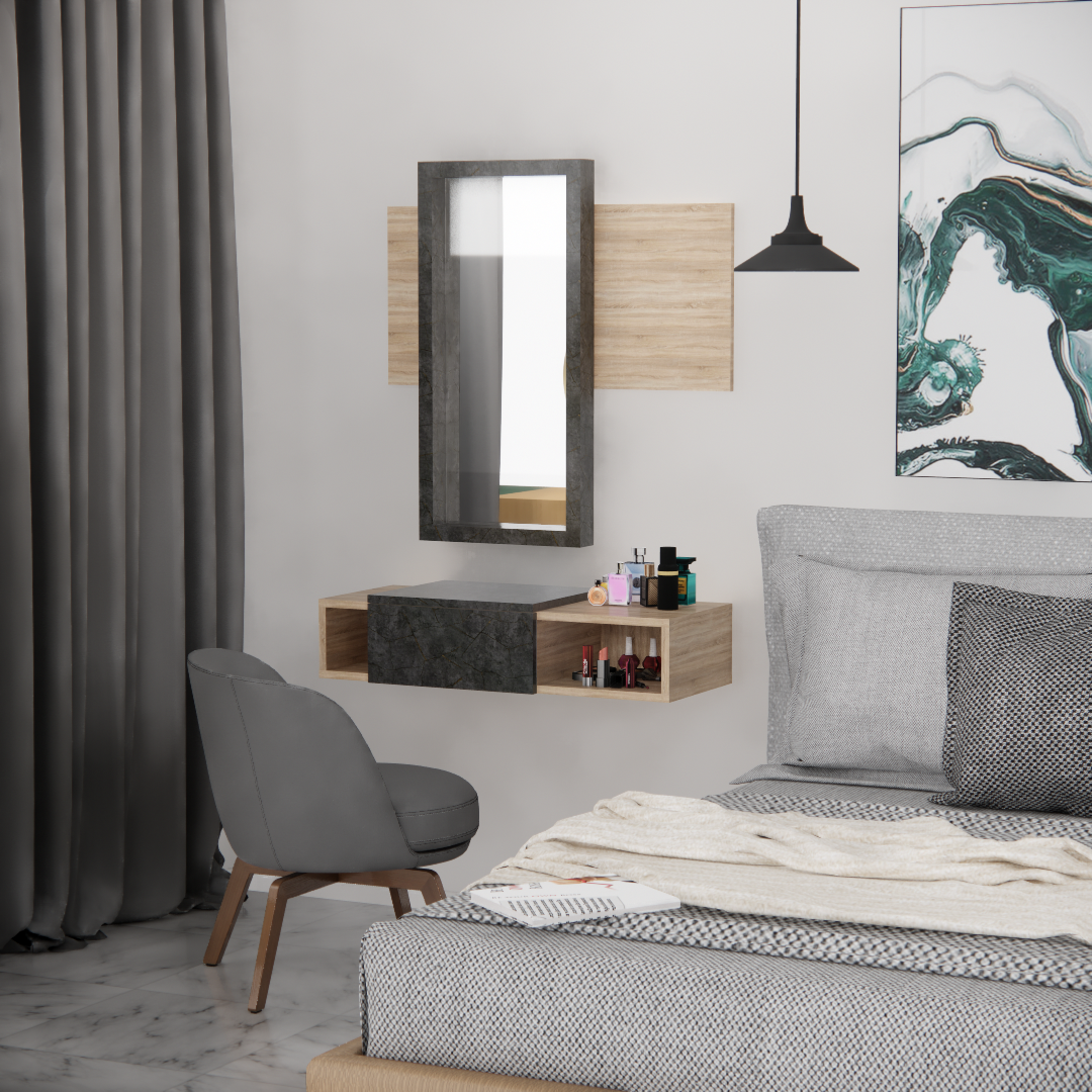 Meuble Mural Moderne en MDF avec Miroir – BRAVA | Design Multicolore – Image 2